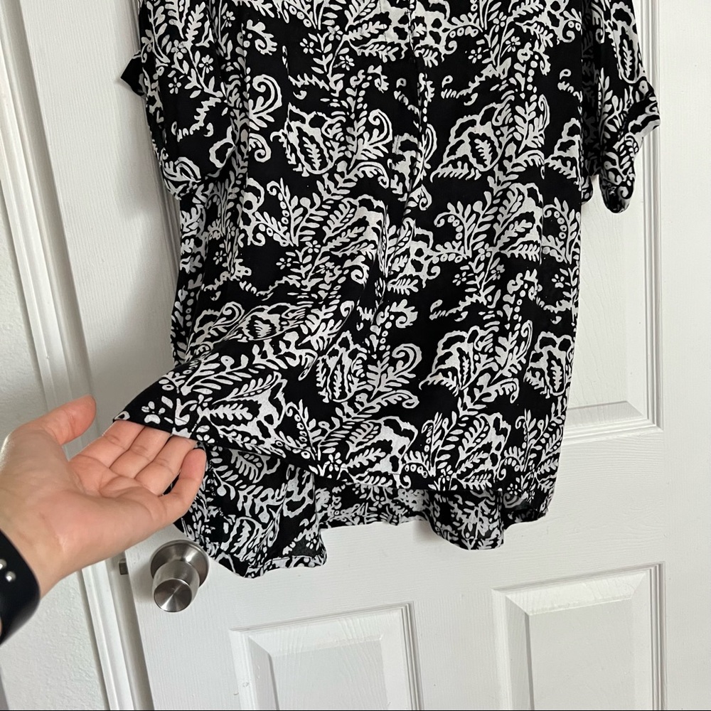 Soft Surroundings | Split Neck Dolman Sleeves Pri… - image 5